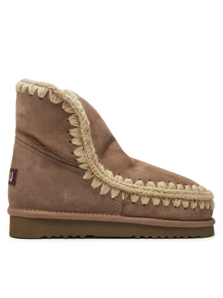 Дутики Mou бежевые