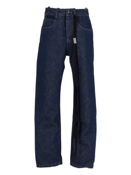 Blugi Ann Demeulemeester cu 5 buzunare albastru