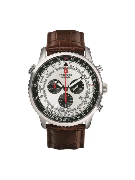 Zegarek Swiss Alpine Military brązowy
