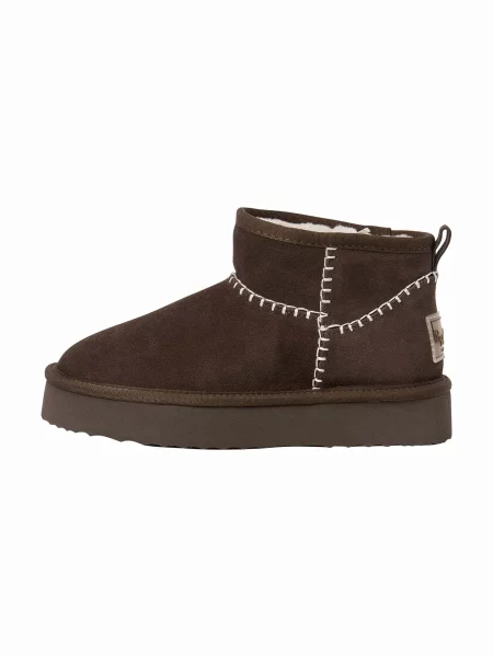 Pepe Jeans Botine Dissy ciocolatiu