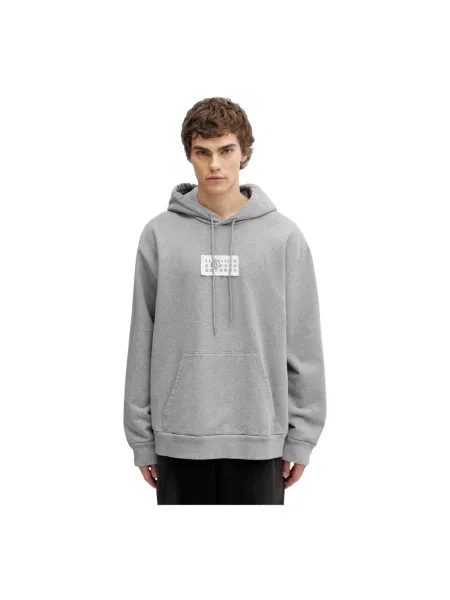 Maison Margiela bluza z kapturem szara