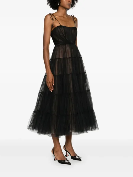 Rochie maxi Ana Radu din tul de costum negru