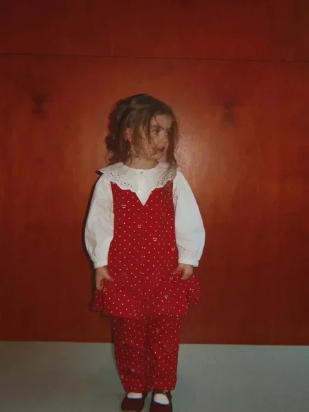 Konges Sløjd haljina od pamuka MAGOT DRESS GOTS crvena