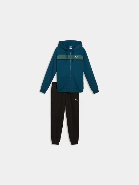 Спортивний костюм PUMA Sweat Suit комбінований верх синій