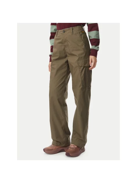 G-STAR Hlače iz tkanine Holt Khaki Regular Fit