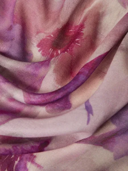 Fular Twinset cu model floral violet