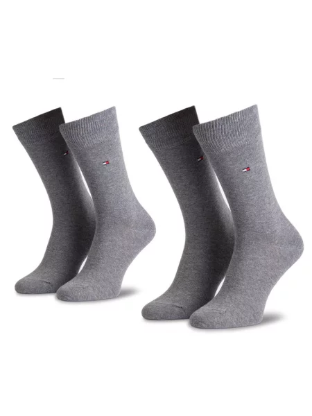 Skarpety w zestawie 2 szt. Tommy Hilfiger szare