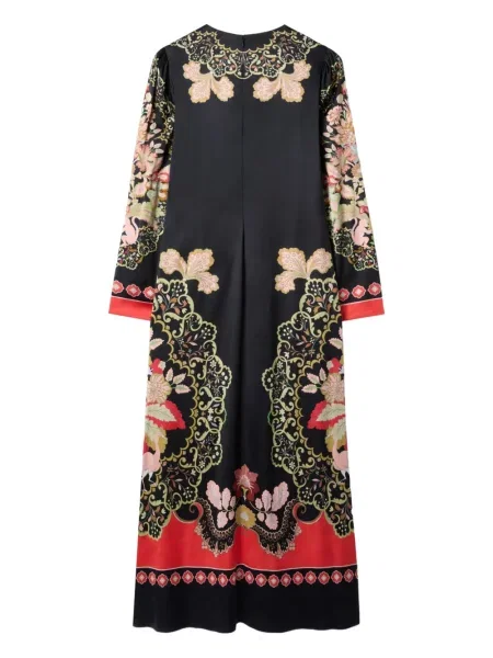 Rochie maxi La Doublej lungă de costum negru