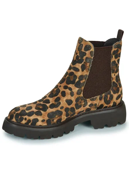Pantofi Carmela cu model leopard maro
