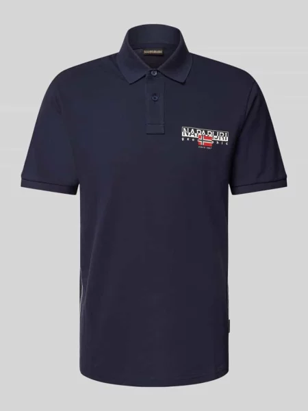 Koszulka polo Napapijri E-Aylmer blu marine granatowe