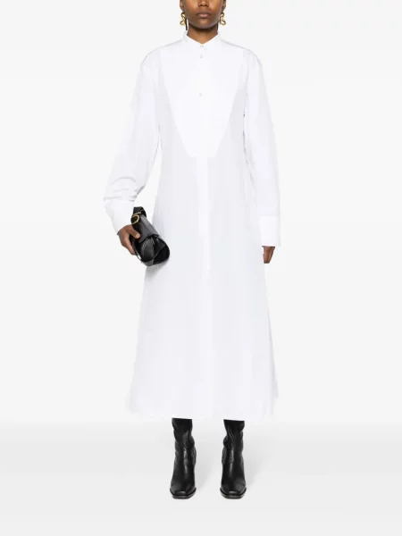 Marškininė suknelė Jil Sander balta