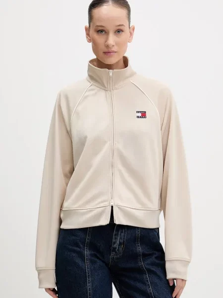 Μπλούζα Tommy Jeans μπεζ