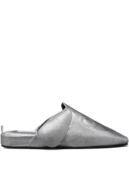 Papuci de casă Thom Browne argintiu