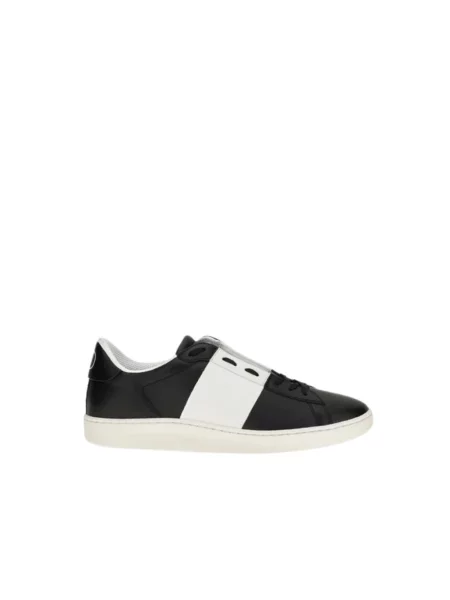 Sneakersy Valentino Garavani skórzane czarne