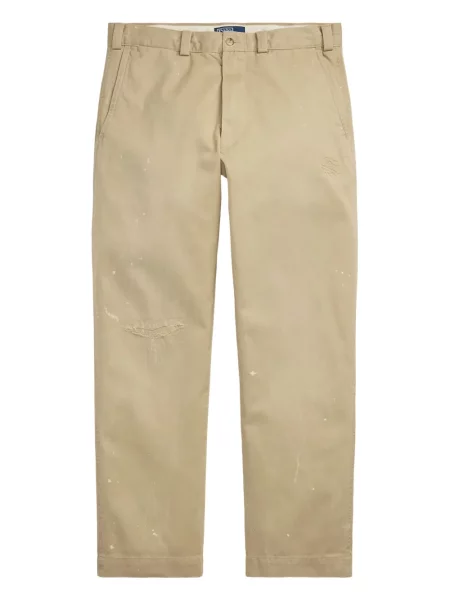 Pletene sportske kratke hlače Polo Ralph Lauren s printom bijela