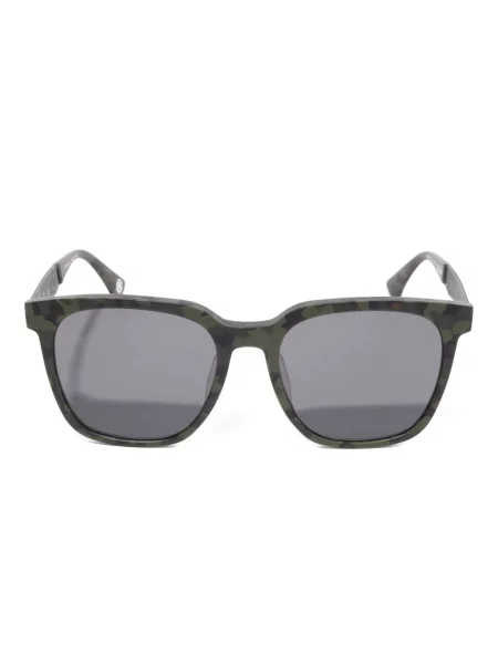 Ochelari de soare A Bathing Ape® cu model camuflaj verde