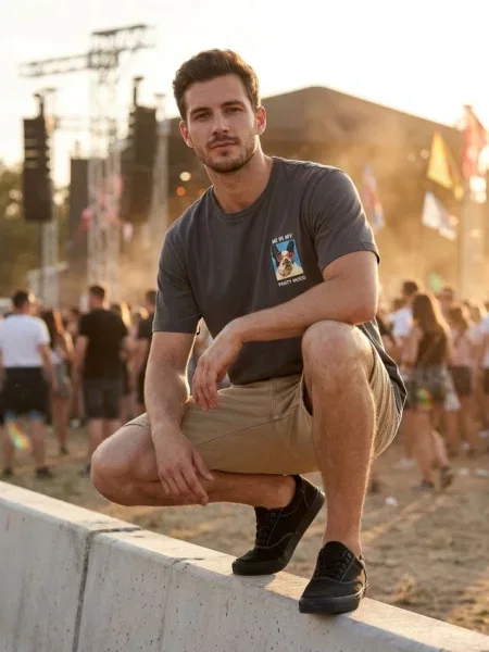 Sinsay tričko s potiskem psa námořnická modrá