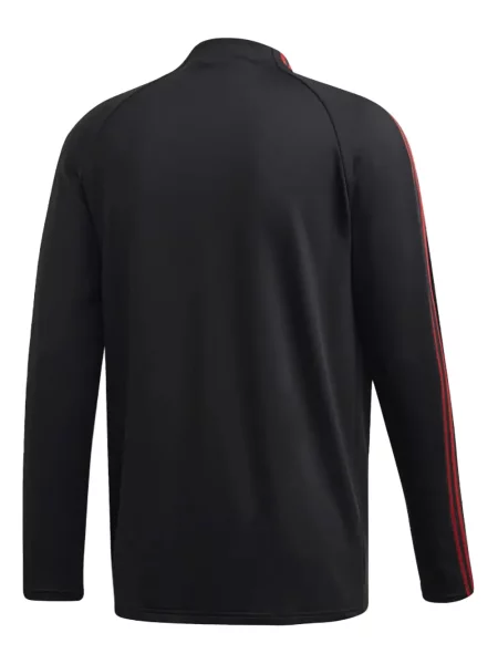 Велурен боди Adidas с принт на цветя розово