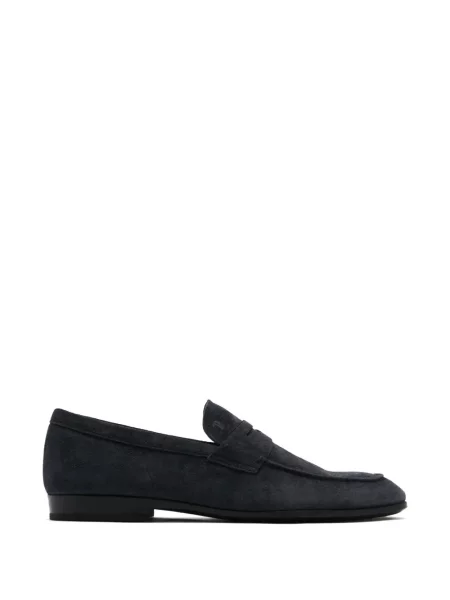 Pantofi loafer Tod's din piele de căprioară albastru