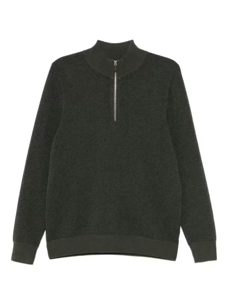 Sweter N.peal żakardowy zielony