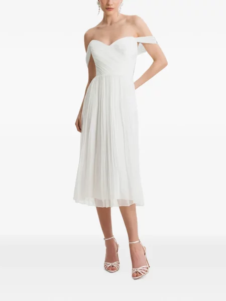 Rochie midi Framboise alb