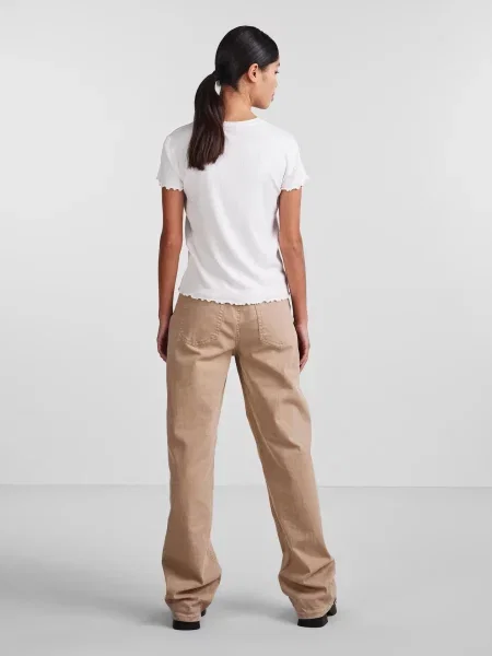 PIECES Tricou NICCA' alb