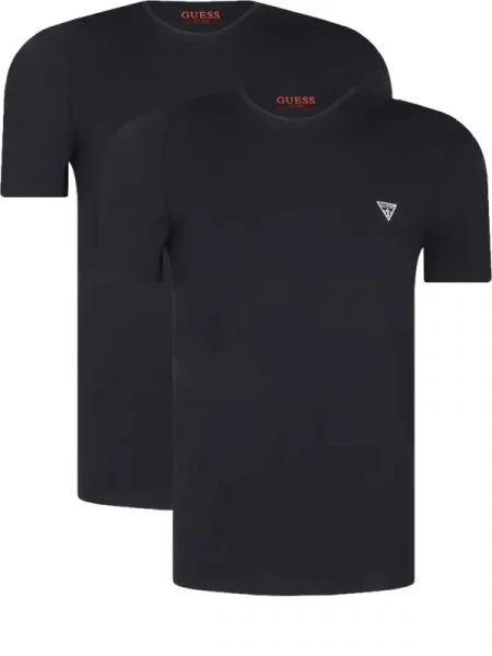 Guess Tricou CALEB HERO negru