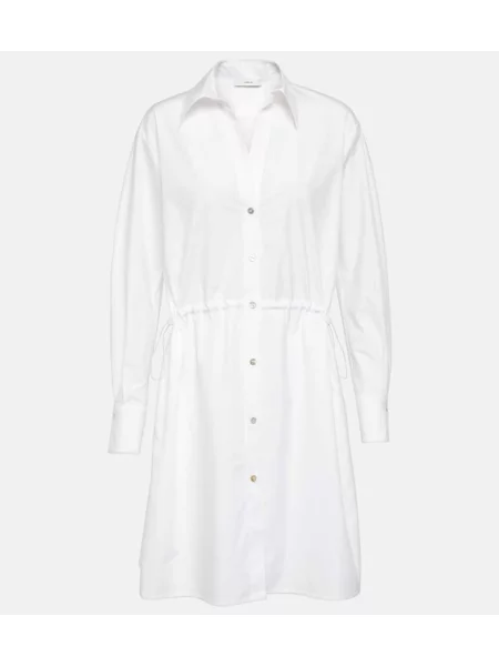 Rochie tip cămașă Vince alb