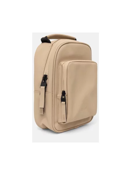 Rains plecak Book Daypack Mini W3 mały gładki beżowy