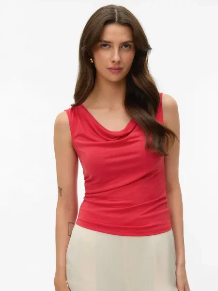 VERO MODA Top VMJOAN' roșu