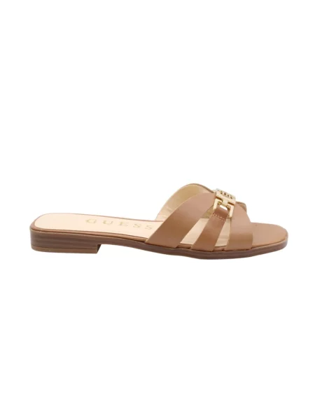Klapki Guess brązowe