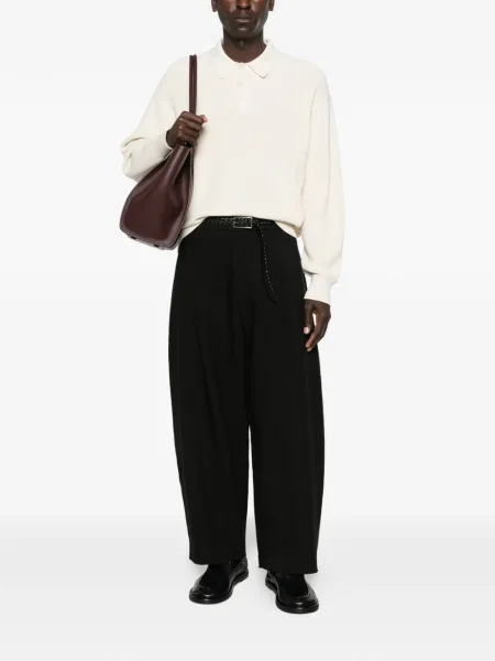 Pantaloni Studio Nicholson plisate negru