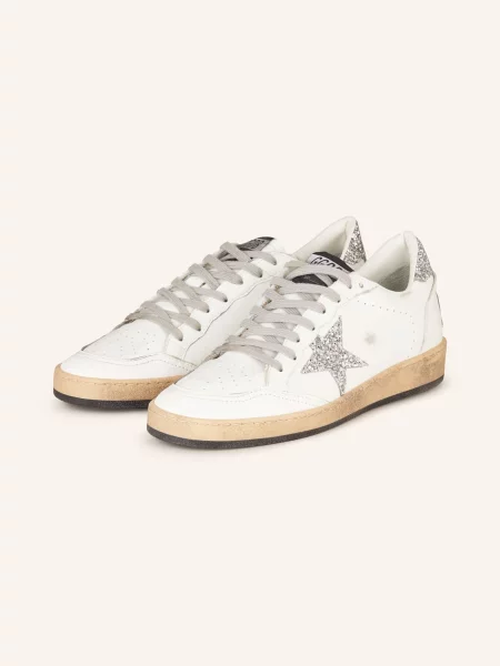 Golden Goose Sneakersy Ball Star weiss białe