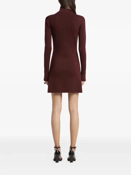 Rochie mini Courreges de costum roșu