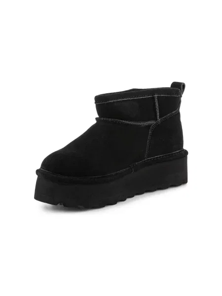 Retro kotníkové boty Bearpaw černé