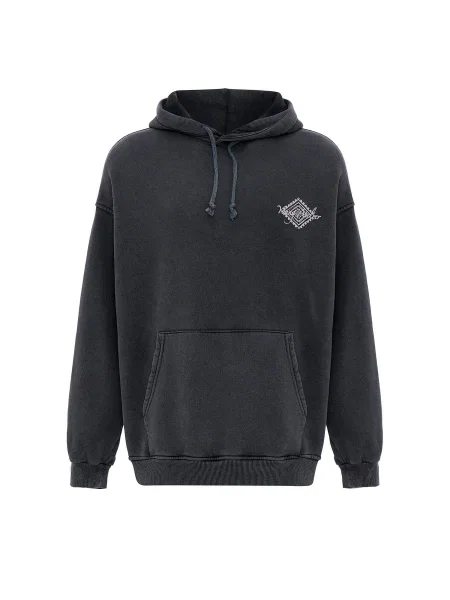 VAMOS CLO Mikina černá bílá