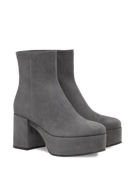 Botine Gianvito Rossi cu platformă gri