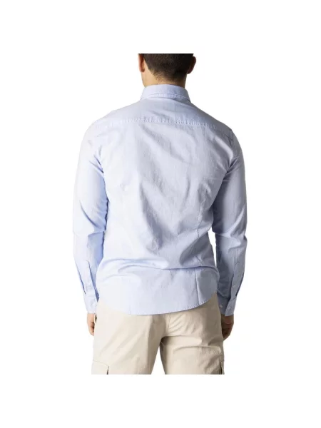 Cămașă Armani Exchange albastru