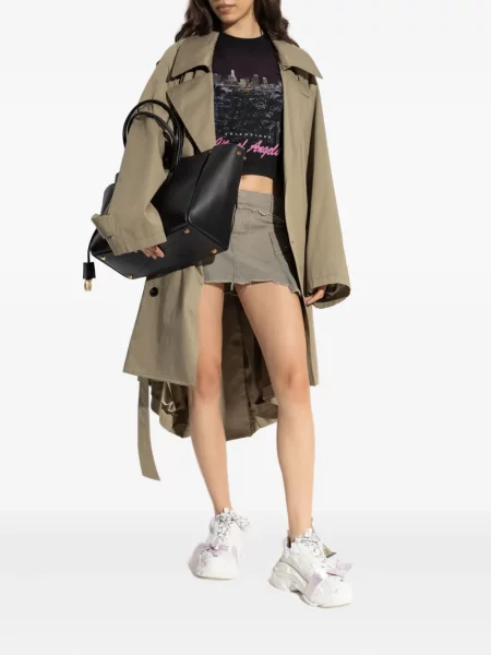 Fusta mini Balenciaga verde
