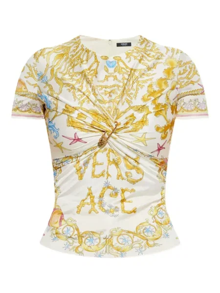 Top Versace alb