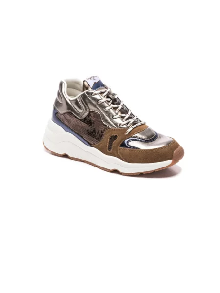 Sneakersy Pepe Jeans z cekinami