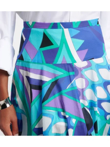 Fusta maxi Pucci albastru