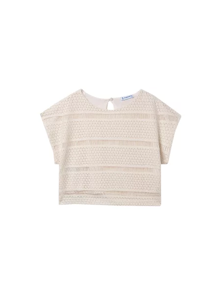 Mayoral Majica Écru Regular Fit