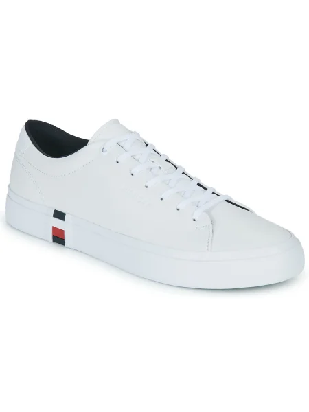 Pantofi Tommy Hilfiger din piele alb
