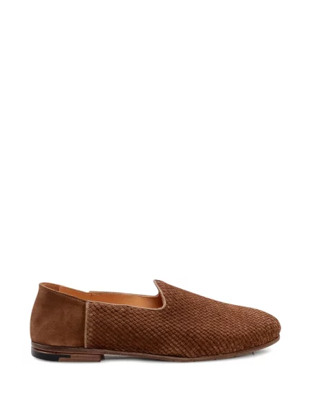 Pantofi loafer Premiata din piele de căprioară maro