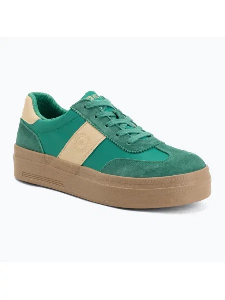 Semišové tenisky Big Star Shoes zelená