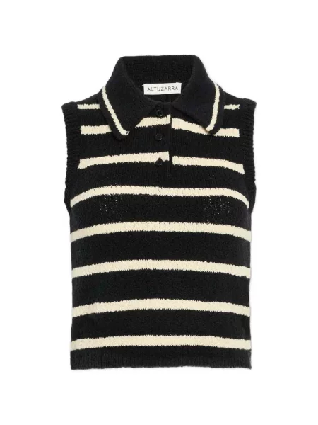 Top Altuzarra fără mâneci negru