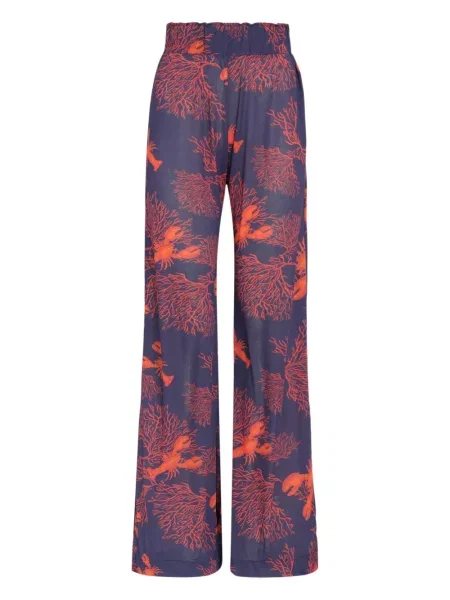 Spodnie Brigitte z nadrukiem niebieskie