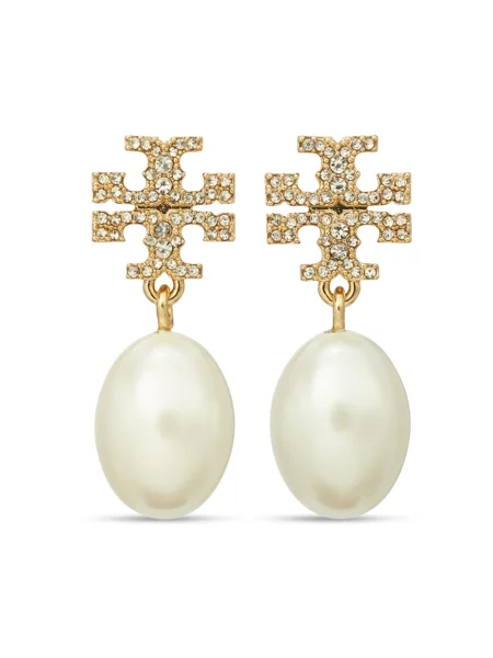 Kolczyki Tory Burch żółte