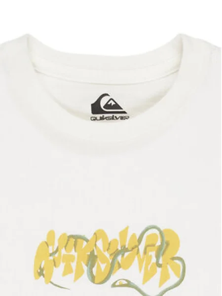 Quiksilver Póló Ev Bloomsday Regular Fit fehér
